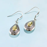 Women's Niche Wave Drop Gold Plated Earrings – Gifts for Her — 5