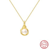 S925 Sterling Silver Natural Pearl Necklace – Jewelry Gift Ideas — 2