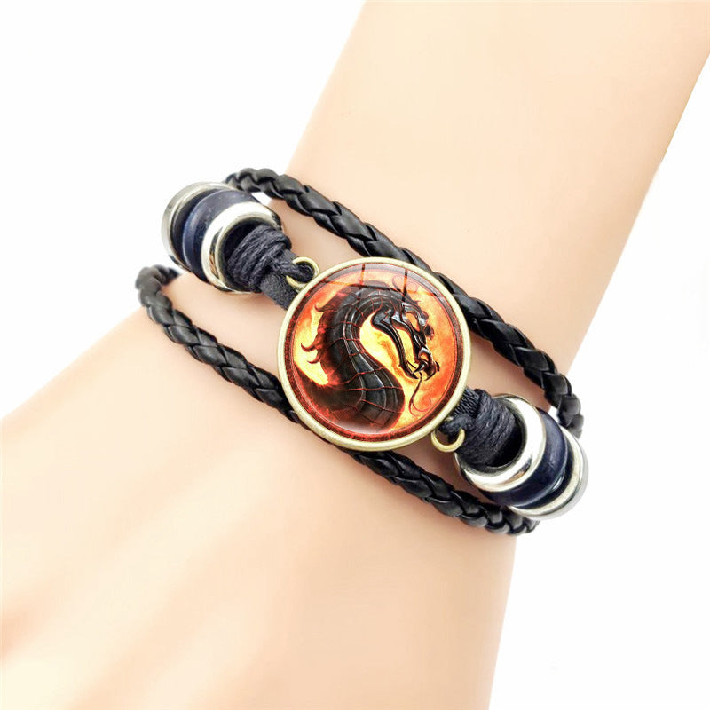 Vintage Woven Leather Bracelet Ornament – Jewelry Gift Ideas — 1