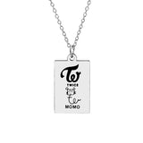 KPOP TWICE Member Signature Stainless Steel – Jewelry Gift Ideas — 7