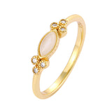 Women's 925 Sterling Silver 18K Gold Plated Ring – Gifts for Her — 2