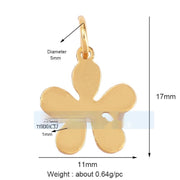 Pure Copper Micro-inlaid Color Flower Zircon Hollow – Small Gift Ideas — 5