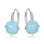 S925 Sterling Silver Aquamarine Earrings – Holiday Gift Ideas — 5