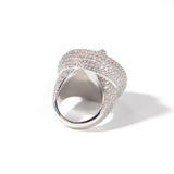 Rotatable DIY Letter Hip Hop Ring Micro Set Zircon – Creative Gifts — 6