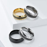 European And American Style Stainless Steel Ring – Stylish Gifts — 14