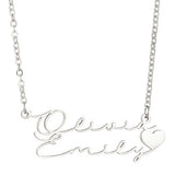 Stainless Steel English Double-layer Pendant – Jewelry Gift Ideas — 5