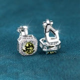 Platinum Super Shiny Square Full Diamond Large Zircon – Gifts for Her — 4