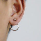 Ring Ear Studs Small Ball Earrings – Practical Gifts — 4