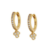 S925 Silver Geometric Triangle Diamond Earrings – Practical Gifts — 6