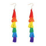 Rainbow Tassel Earrings Personality Fashion – Stylish Gifts — 4