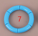 Acrylic Women's Elbow Elastic Glossy Bracelet – Jewelry Gift Ideas — 8