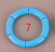 Acrylic Women's Elbow Elastic Glossy Bracelet – Jewelry Gift Ideas — 8