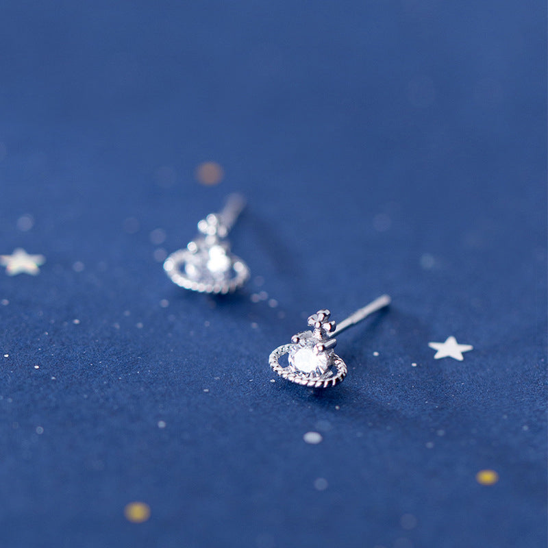 S925 Silver Women's Diamond Fashion Earrings – Stylish Gifts — 1