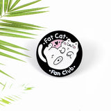 Personalized Cute Little White Cat Paint Brooch – Jewelry Gift Ideas — 3