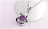 Women's 925 Sterling Silver Flower Pendant – Jewelry Gift Ideas — 3