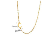 Women's 26 Initial Letter Necklace Simple – Jewelry Gift Ideas — 5