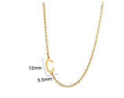 Women's 26 Initial Letter Necklace Simple – Jewelry Gift Ideas — 5
