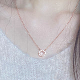 Female Pink Cherry Blossom Necklace Premium – Jewelry Gift Ideas — 7