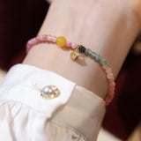 Single-loop Tourmaline Charm Bracelet With Nissin – Jewelry Gift Ideas — 1