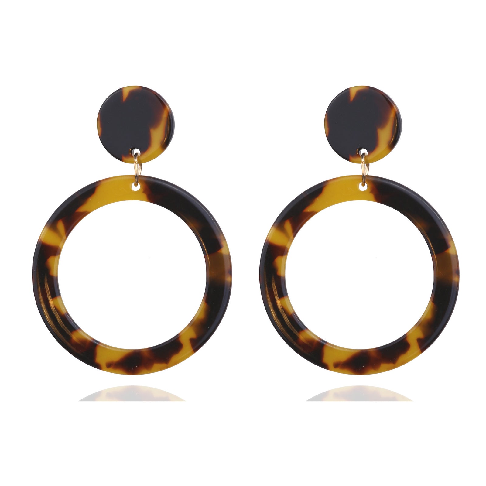 Acrylic Acetate Plate Leopard Earrings For Women – Jewelry Gift Ideas — 1