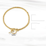 Fried Dough Twists Chain Diamond Bracelet – Jewelry Gift Ideas — 5