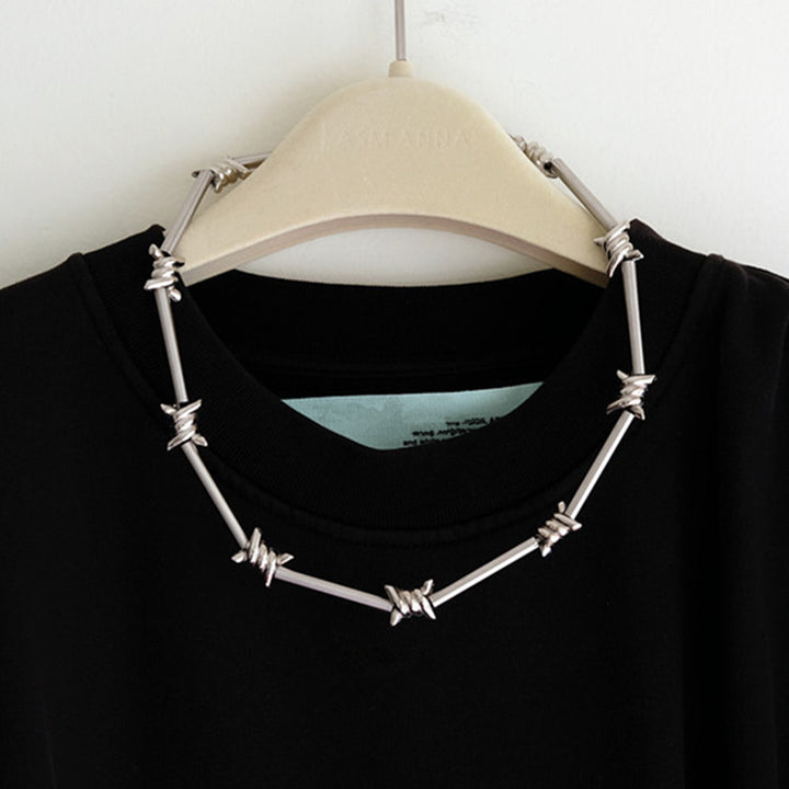 Briar Iron Thorn Bamboo Knot Necklace – Jewelry Gift Ideas — 1