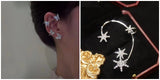 Super Flashing Diamond Earrings With Butterfly Ear – Stylish Gifts — 9