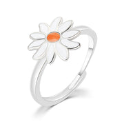 Creative Dripping Oil Flower Rotating Ring Women – Gifts for Her — 8