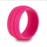 Wide double slot silicone ring – Small Gift Ideas — 3