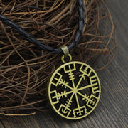 Viking Compass Men's Accessory Pendant Necklace – Jewelry Gift Ideas — 2