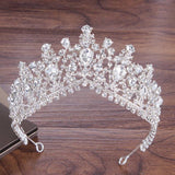 Bridal Crown Necklace Earrings Set Of Three – Jewelry Gift Ideas — 2