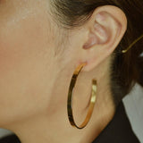 Retro Large Earrings Large Circle C-shaped Earrings – Gifts for Her — 4