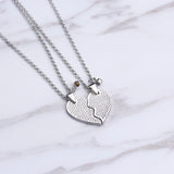 Good Sisters Girlfriend Love Stitching Necklace – Jewelry Gift Ideas — 4