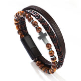 Fashion Personality Cross Multi-layer Metal Bracelet – Stylish Gifts — 3