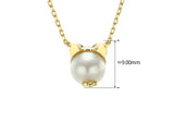 Silver Natural Freshwater Pearl Choker Clavicle Chain – Surprise Gifts — 4