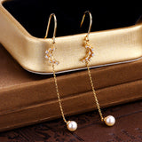 Women's Natural Pearl Tassel Earrings – Gifts for Her — 6
