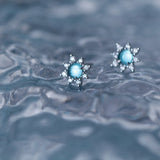 S925 Silver Fashion Sweet Sunflower Earrings – Stylish Gifts — 4