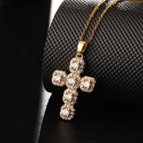 Classic Cross Shape Brass Micro Set Religious – Jewelry Gift Ideas — 2