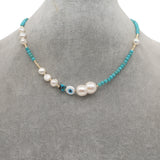 Retro Ethnic Style Turquoise Head Eye Clavicle – Jewelry Gift Ideas — 4