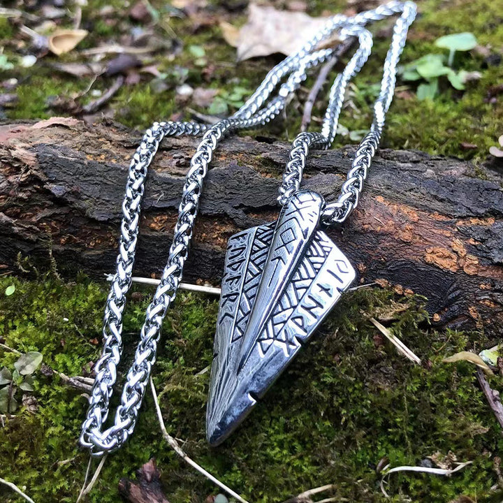 Stainless Steel Arrow Double-sided Pendant – Jewelry Gift Ideas — 1