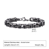 Stainless Steel Twist Handmade Chain Vintage Men – Jewelry Gift Ideas — 7