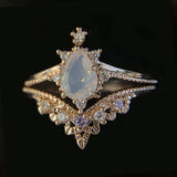 Women's Retro Persian Lace Set Ring – Gifts for Her — 3