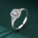 Platinum Plated Ring Women Light Luxury All Match – Gifts for Her — 1