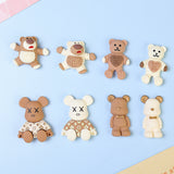 Resin Accessories Cream And Coffee-colored Cartoon – Stylish Gifts — 6