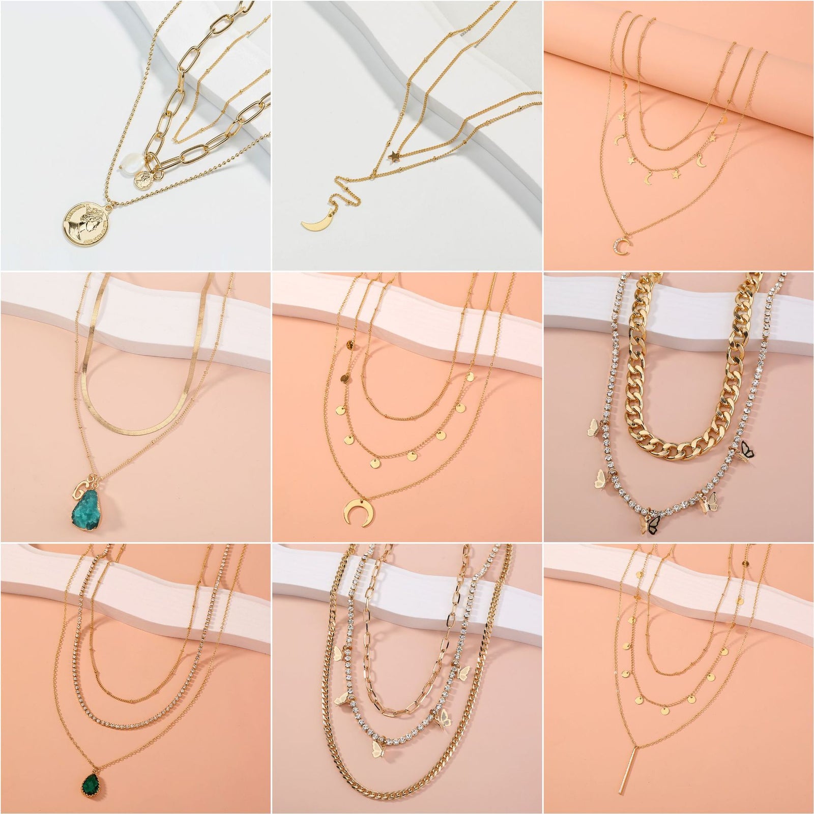 Jewelry Fashion Butterfly Tassel Multilayer – Jewelry Gift Ideas — 1
