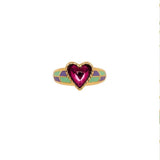 Purple Eye Love Heart Shaped Ring For Women – Gifts for Her — 2