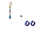 Men's Creative Fashion Hourglass Shape Ear Clips – Stylish Gifts — 2