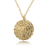 Gold Coin Chain Men's Skull Necklace Pendant – Jewelry Gift Ideas — 5