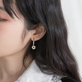 Trendy Temperament Women's Cross Circle Earrings – Gifts for Her — 5
