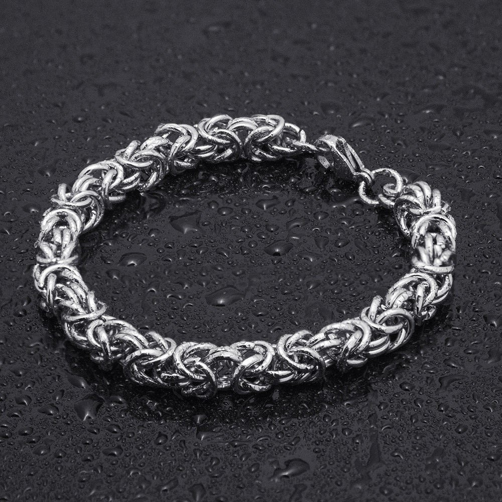 Ring Buckle Multi-ring Titanium Steel Bracelet – Jewelry Gift Ideas — 1